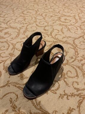 Style and Co Women's Black Block Heel Sandal